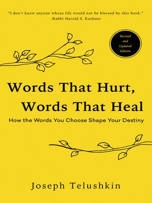 Words That Hurt, Words That Heal - ebook